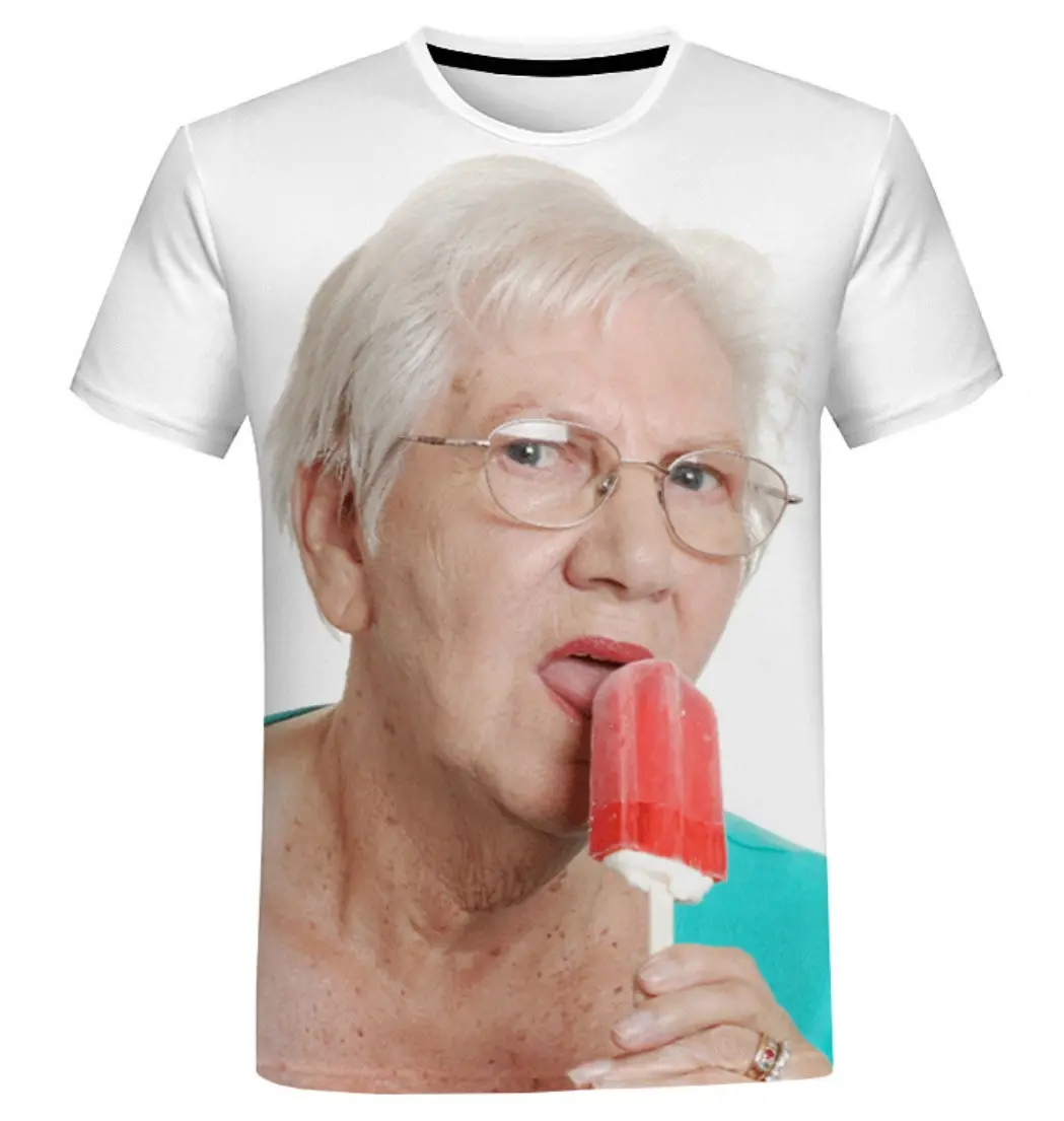 T-shirt Mamie Bombe — Modèle 1 glace